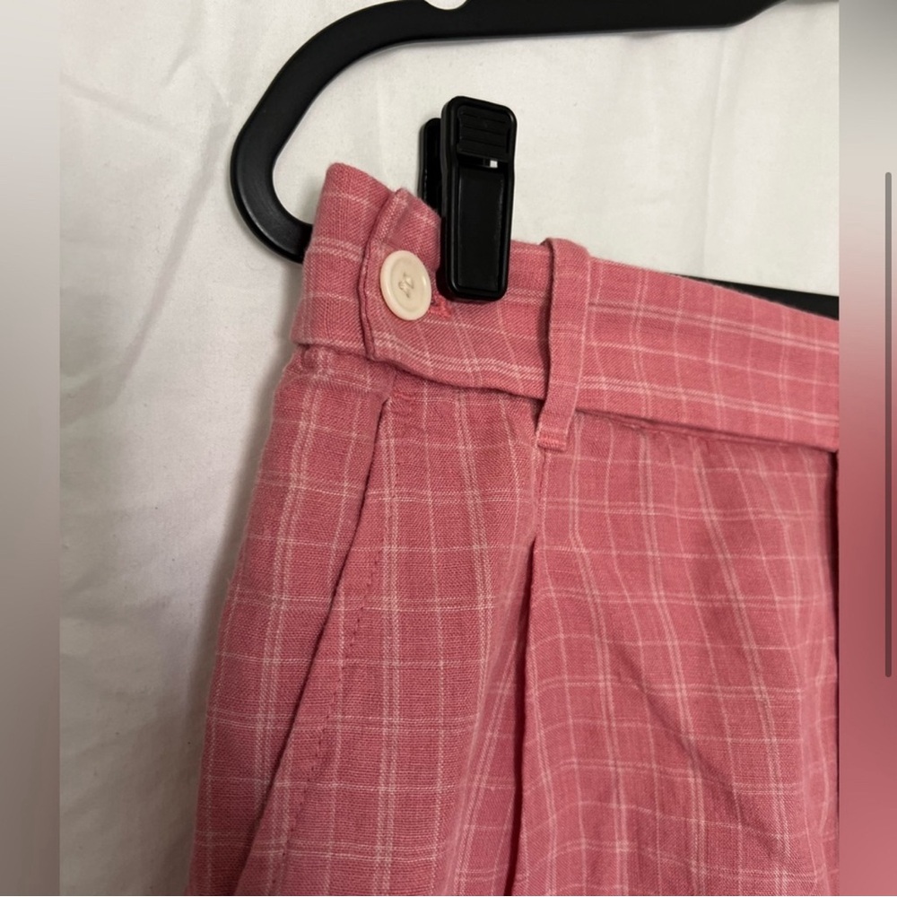 Madewell Harlow pink striped shorts linen - Picture 2 of 4